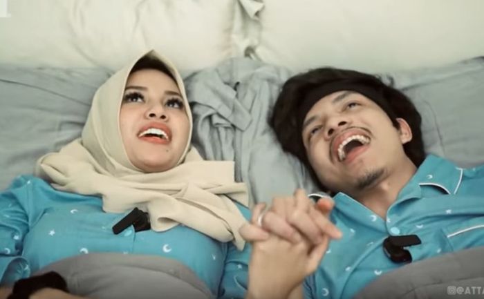 Pasangan Atta Halilintar dan Aurel Hermansyah yang setiap hari melakukan hubungan badan.