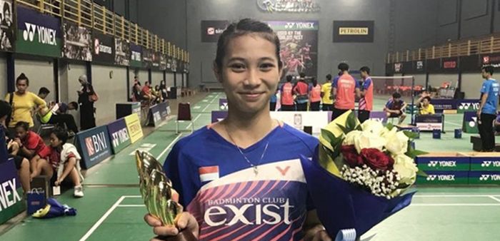 Ganda putri Indonesia, Putri Larasati, mengundurkan diri dari pelatnas PBSI.