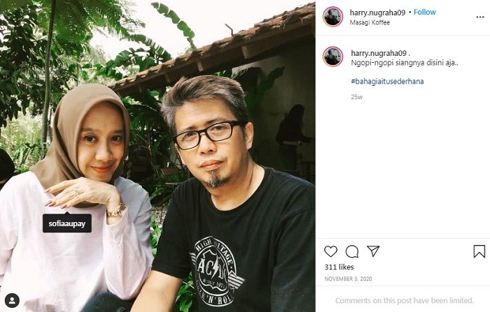 Istri baru mantan suami Mulan Jameela, Harry Nugraha bernama Sofia Upay