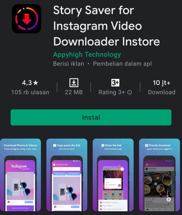 5 Aplikasi Download Video Instagram Terbaru Untuk HP Android Semua