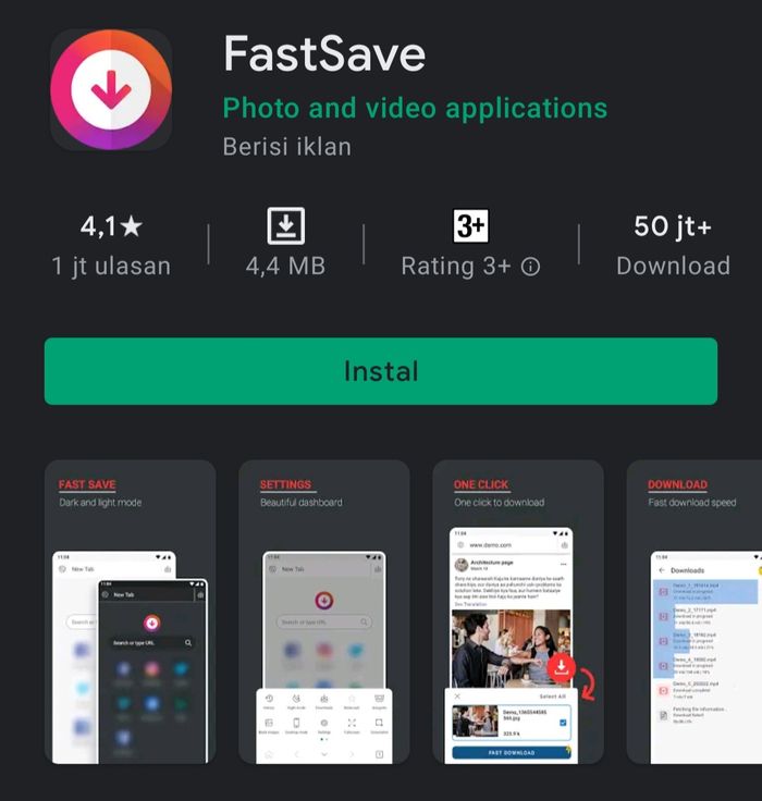 Aplikasi FastSave