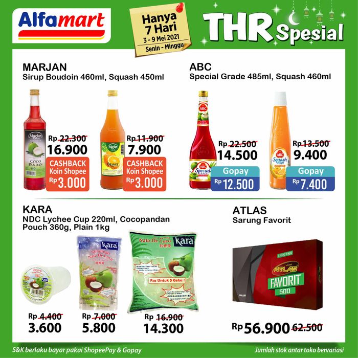 Promo Alfamart Produk Sirup dan Biskuit