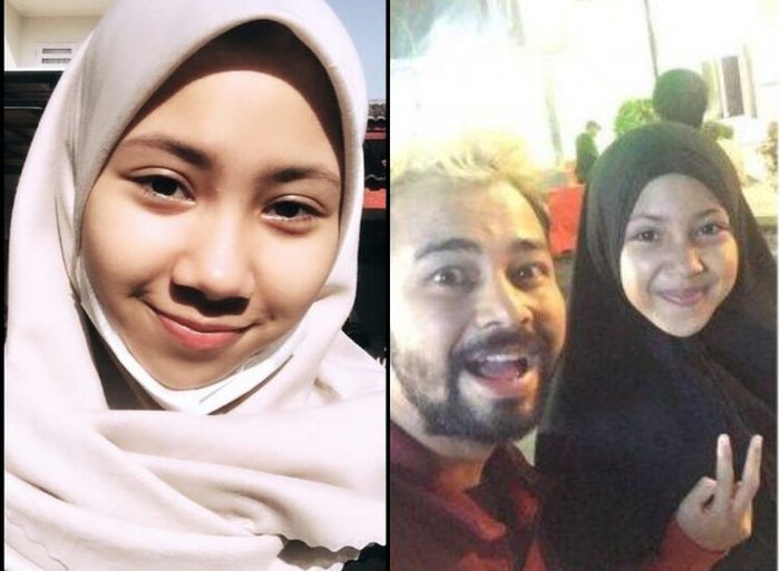 Alanis saat bertemu Raffi Ahmad