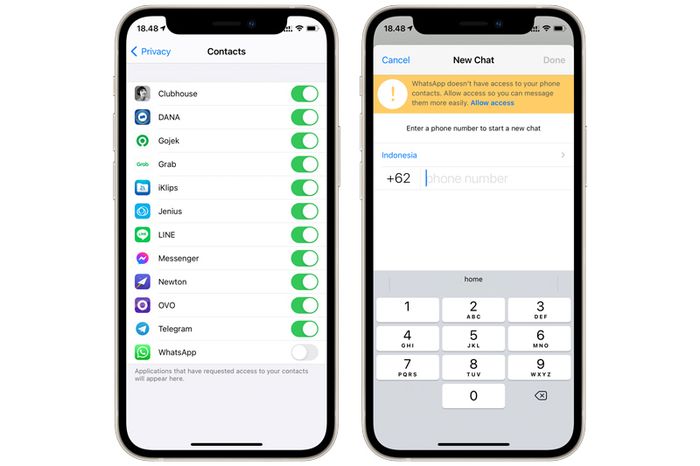 Cara Kirim WhatsApp Tanpa Simpan Kontak di iPhone iOS 14, Mudah! - MakeMac