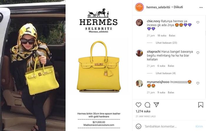 Didapuk Jadi Ratu Hermes, Gaya Syahrini Tenteng Tas Mewah Jadi Bahan Nyiyiran Netizen, Begini Potretnya!