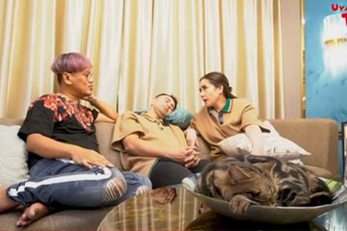 Raffi Ahmad saat mengakui ketakutannya di depan Uya Kuya dan Nagita Slavina