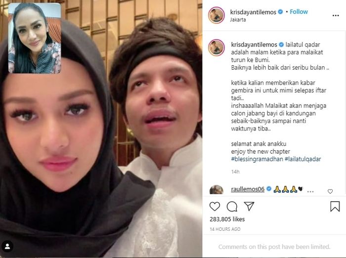 Unggahan Krisdayanti soal Aurel Hermansyah hamil