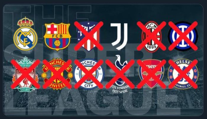Real Madrid, Barcelona, dan Juventus kukuh dengan rencana pembentukan European Super League.
