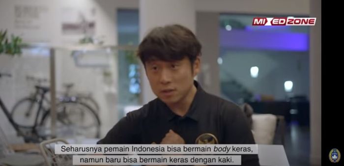 Pelatih fisik timnas Indonesia, Lee Jae-hong.