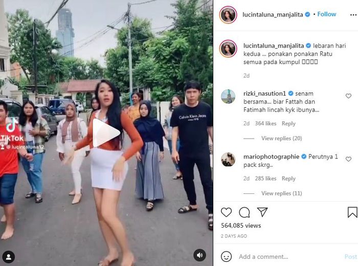 Potret Lucinta Luna dengan perut yang buncit