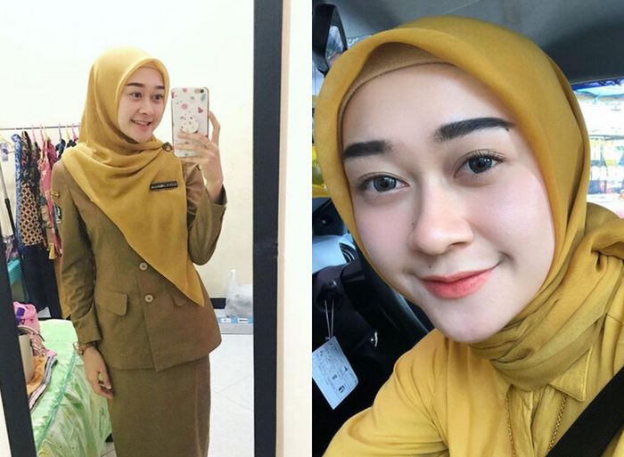 Ellen Nita mantan personel Cherrybelle yang kini jadi PNS
