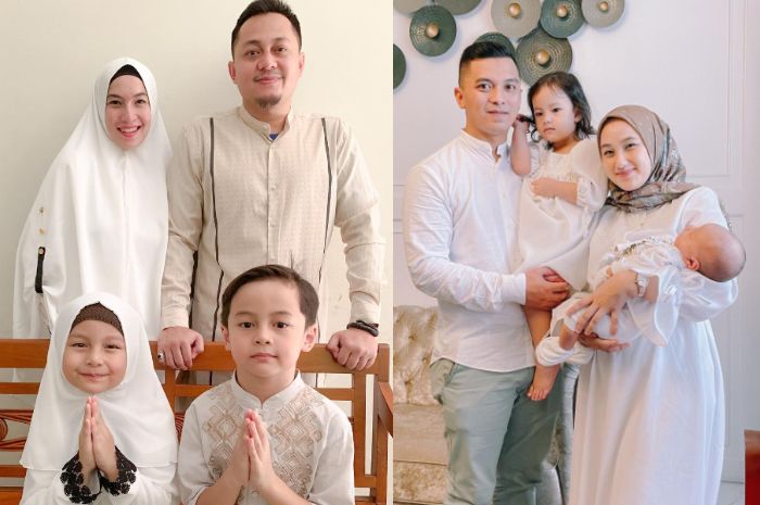 Dua adik Andhika Pratama bersama keluarga masing-masing
