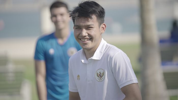 Witan Sulaeman sudah tiba di pemusatan latihan timnas Indonesia di Dubai, Uni Emirat Arab, Kamis (20/5/2021).