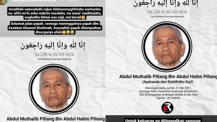 Kesedihan Nadya Mustika kehilangan mertua