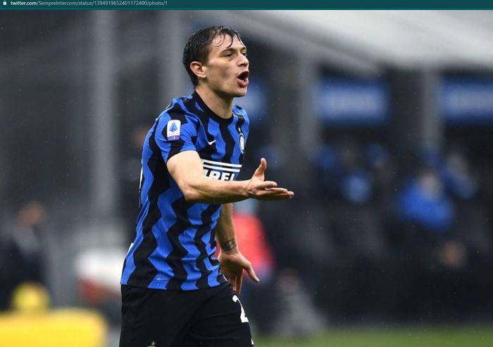 Gelandang tengah Inter Milan, Nicolo Barella.