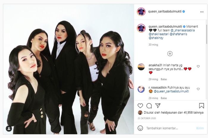 Unggahan Sarita Abdul Mukti