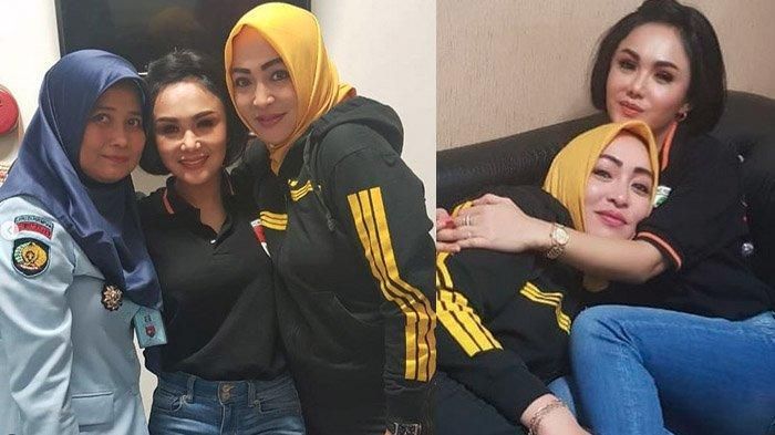 Penampilan <a href='https://palembang.tribunnews.com/tag/angelina-sondakh' title='Angelina Sondakh'>Angelina Sondakh</a> saat di penjara