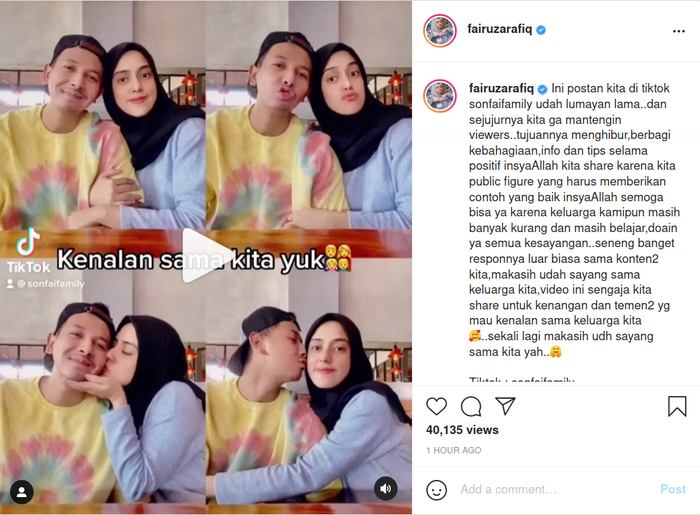 Terpaut jarak 6 tahun, ternyata arti nama anak Fairuz A Rafiq dari Sonny Septian dan Galih Ginanjar yang bermakna  raja dan ratu yang bersahabat.