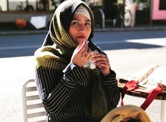 Sindy telah berhijab