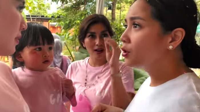 Nagita Slavina syok lihat wajah anaknya Syahnaz memar-memar