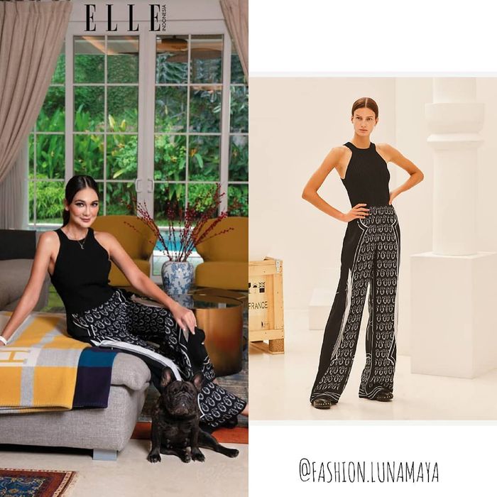 Luna Maya jadi sorotan lantaran pakai baju harga hampir Rp 100 juta.