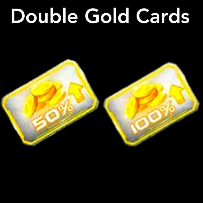 Kartu Double Gold dalam game Free Fire.
