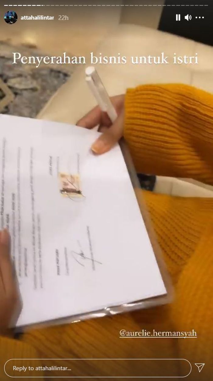 Padahal Aurel Hermansyah Baru Saja Keguguran Atta Halilintar Berikan Perusahaannya Untuk Dikelola Sang Istri Nanti Omsetnya Balikin Banyak Ya