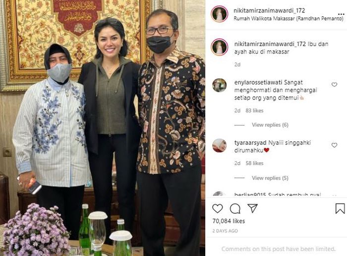 Nikita Mirzani ternyata punya orang tua angkat di Makassar