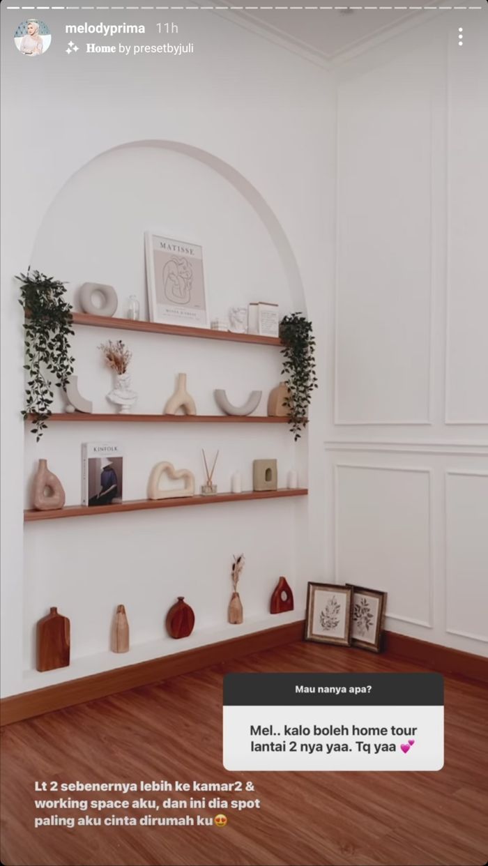 Spot favorit di rumah artis <a href='https://tribunmedan.cfd/tag/melody-prima' title='Melody&nbsp;Prima'>Melody&nbsp;Prima</a>.