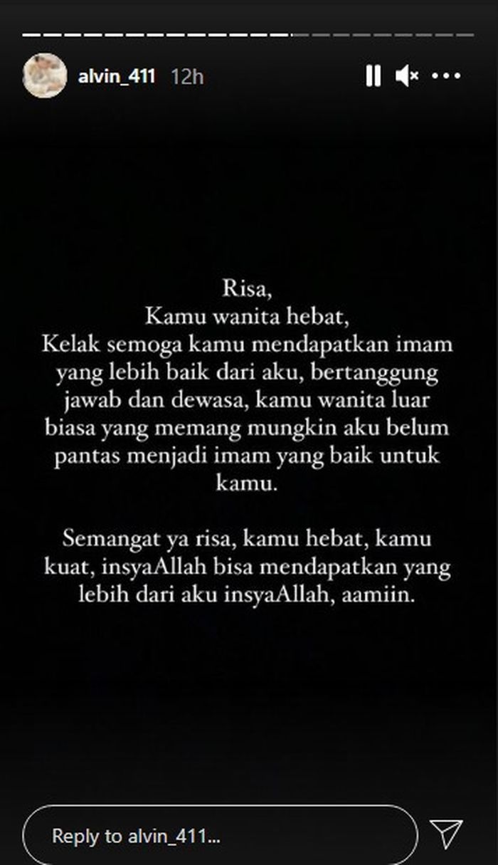 Unggahan Alvin Faiz