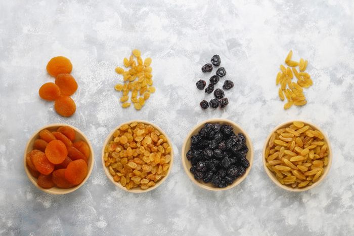 Buah kering, menu sarapan favorit.