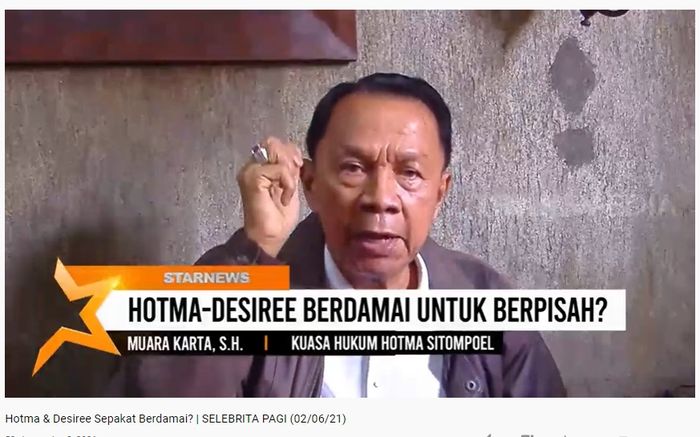 Muara Karta, kuasa hukum Hotma SItompul