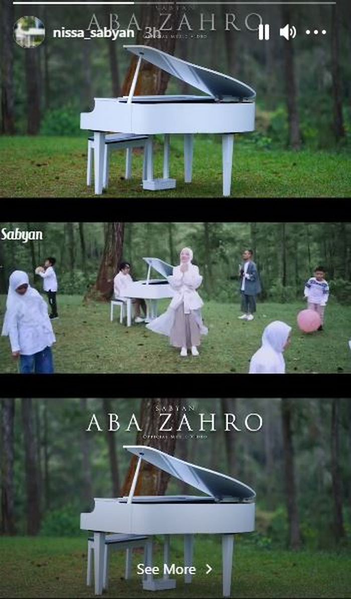 Unggahan Instagram Nissa Sabyan.