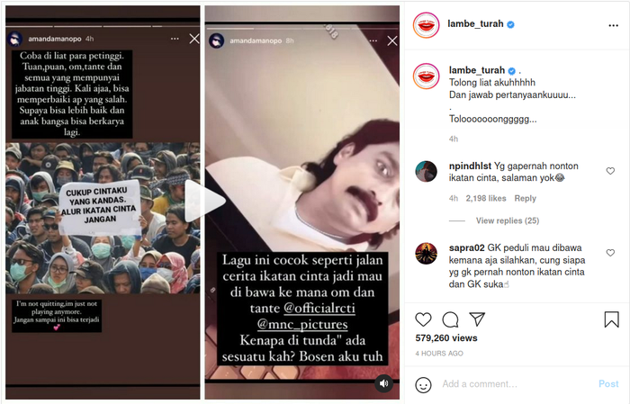 Curhat panjang soal <a href='https://tribunmedan.cfd/tag/ikatan-cinta' title='Ikatan&nbsp;Cinta'>Ikatan&nbsp;Cinta</a>, <a href='https://tribunmedan.cfd/tag/amanda-manopo' title='Amanda&nbsp;Manopo'>Amanda&nbsp;Manopo</a> sebut tak main lagi hingga singgung jalan cerita <a href='https://tribunmedan.cfd/tag/sinetron' title='sinetron'>sinetron</a> tersebut.