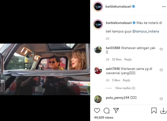 Barbie Kumalasari ngaku punya pacar baru