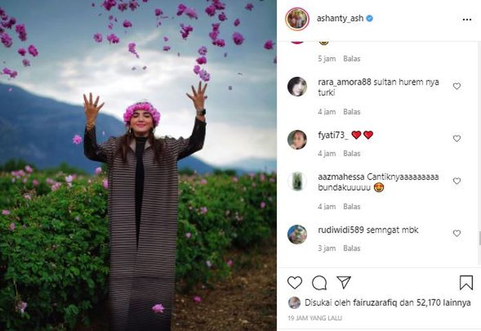 Postingan Ashanty