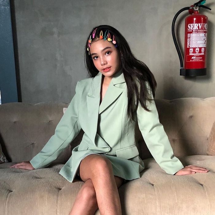 Foto Lea Ciarachel, artis 15 tahun yang memberi reaksi tak terduga usai adegan ranjangnya di Suara Hati Istri picu kontroversi.