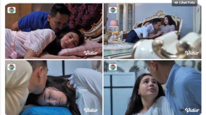 Foto Lea Ciarachel (kiri), artis 15 tahun yang memberi reaksi tak terduga usai adegan ranjangnya di Suara Hati Istri picu kontroversi.
