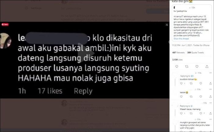 Foto curhat Lea Ciarachel, artis 15 tahun yang memberi reaksi tak terduga usai adegan ranjangnya di Suara Hati Istri picu kontroversi.