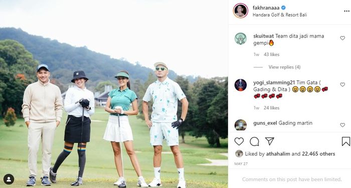 Dita Fakhrana dan Gading Marten