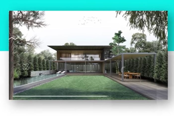 Desain rumah artis Citra Kirana dan Rezky Adhitya yang sedang dibangun.