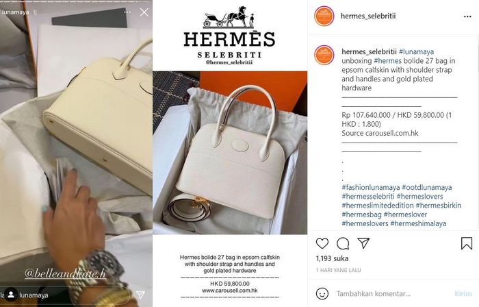 Luna Maya Disindir Netizen saat Dapat Kado Tas Mewah Ratusan Juta Rupiah: Katanya Udah Bosan Hidup Mewah