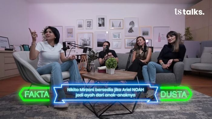 Nikita Mirzani jawab pertanyaan soal Ariel NOAH