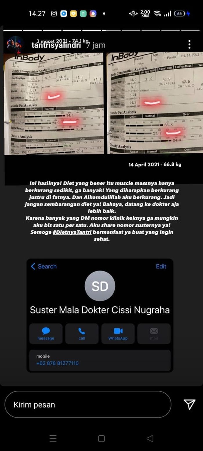Program diet ala Tantri Kotak