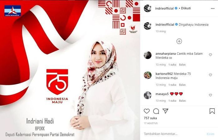 Kabar mantan istri Sahrul Gunawan, Indriani Hadi sekarang