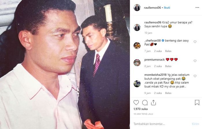 Raul Lemos masa muda