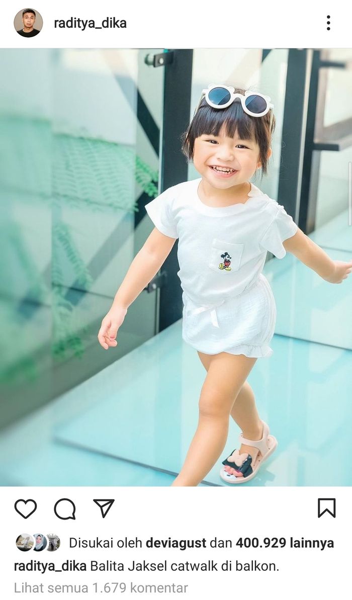 Terinspirasi dari Profesinya, Ini Arti Nama Anak Raditya Dika dan