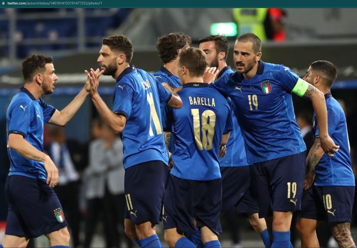 Timnas Italia siap untuk memenangkan Euro 2020 bersama Roberto Mancini.