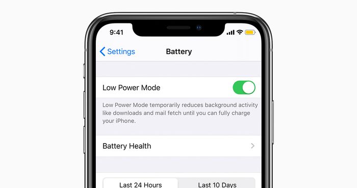 Low Power Mode feature on iOS