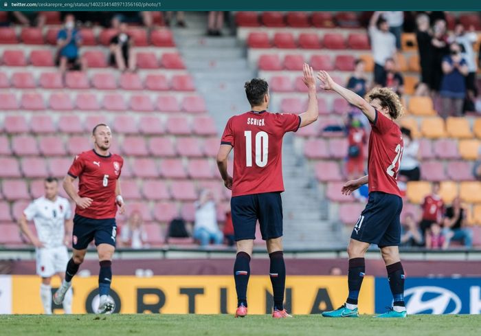 Timnas Republik Ceska sukses memetik kemenangan 3-1 atas Albania dalam laga uji coba.